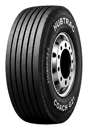 Pneu poids lourd HUBTRAC COACH G21 295/80R22.5 154/149M — Toutes positions, autocar — Made in Europe